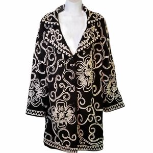 ANIA A Ribbon applique jacket